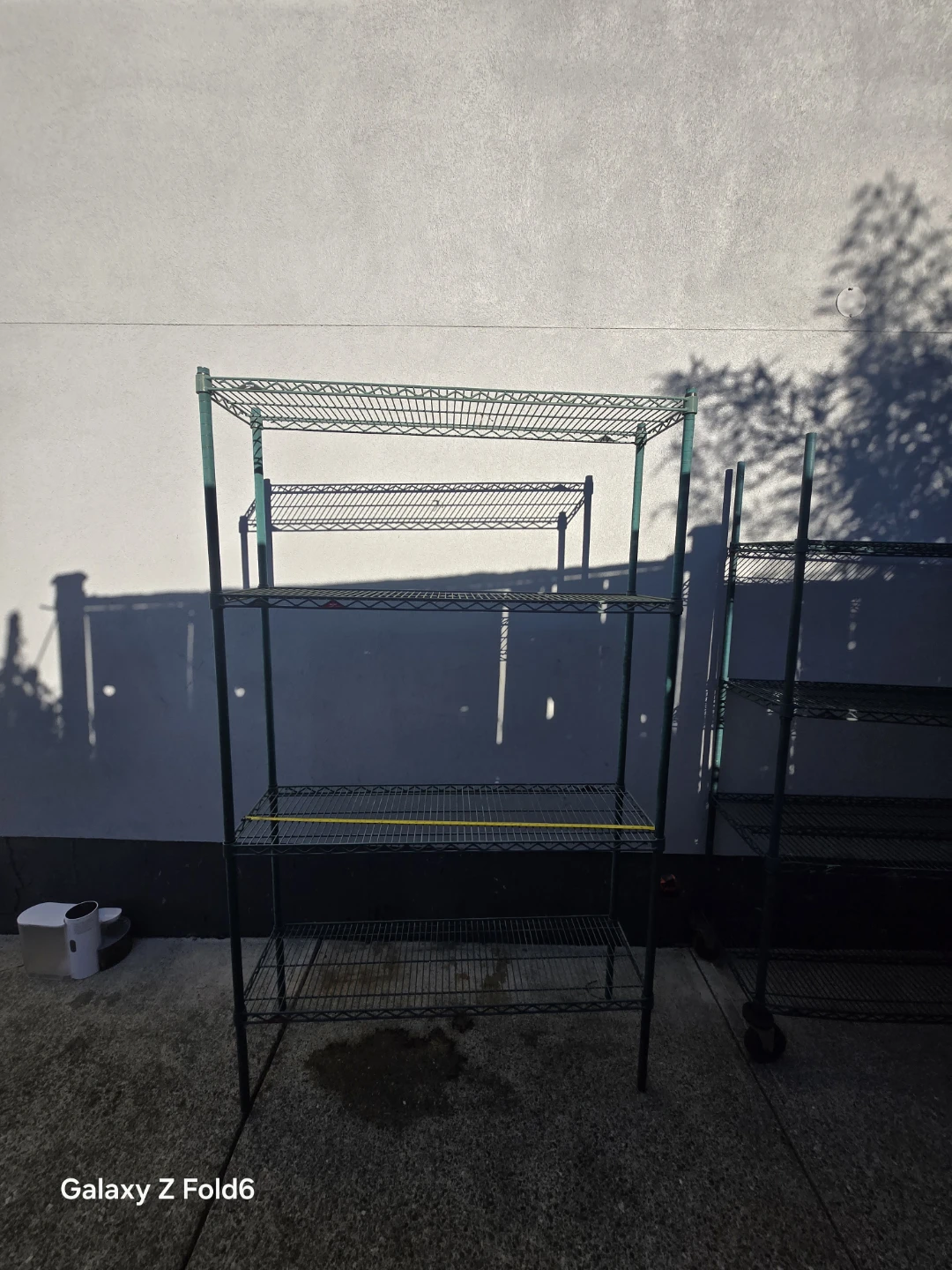 4 tier Green Wire Shelving Unit - photo 5