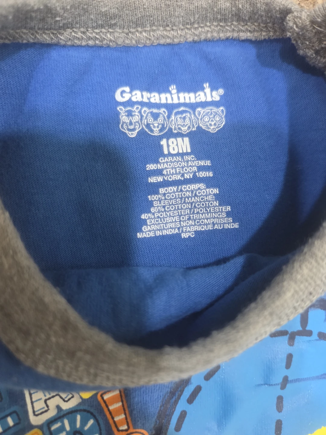 Garanimals Blue Robot T-Shirt 18M - photo 2