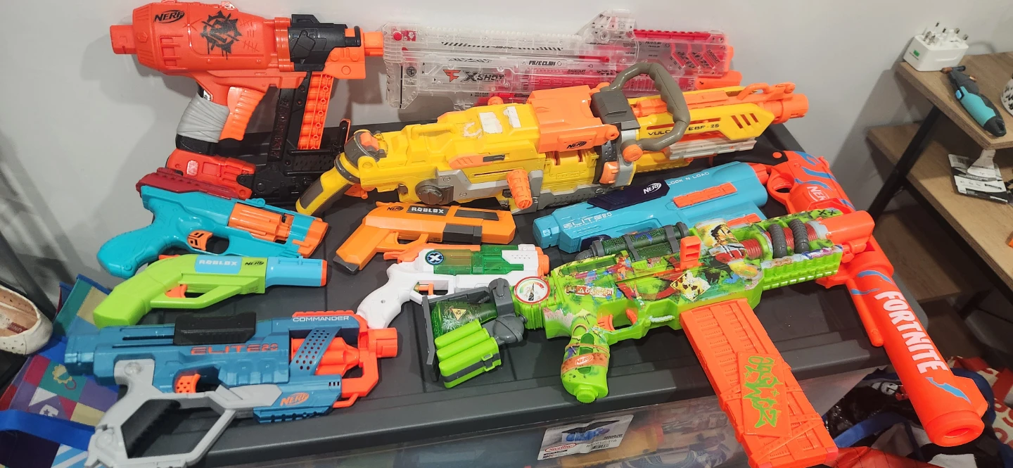 Nerf blasters