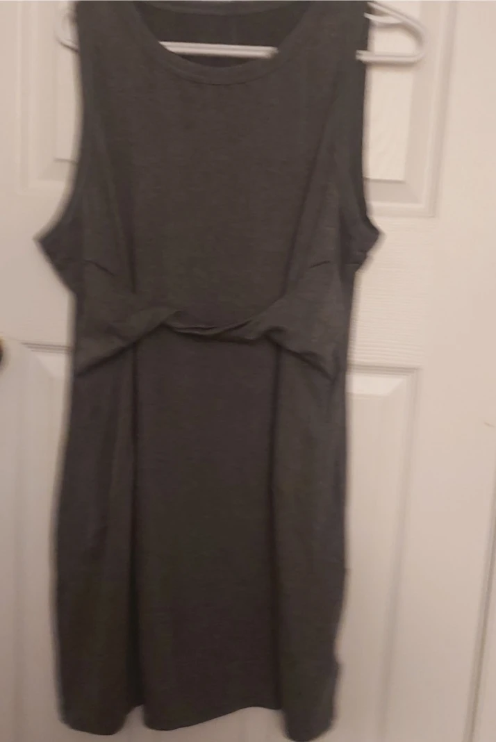 Grey Sleeveless Mini Dress - photo 2