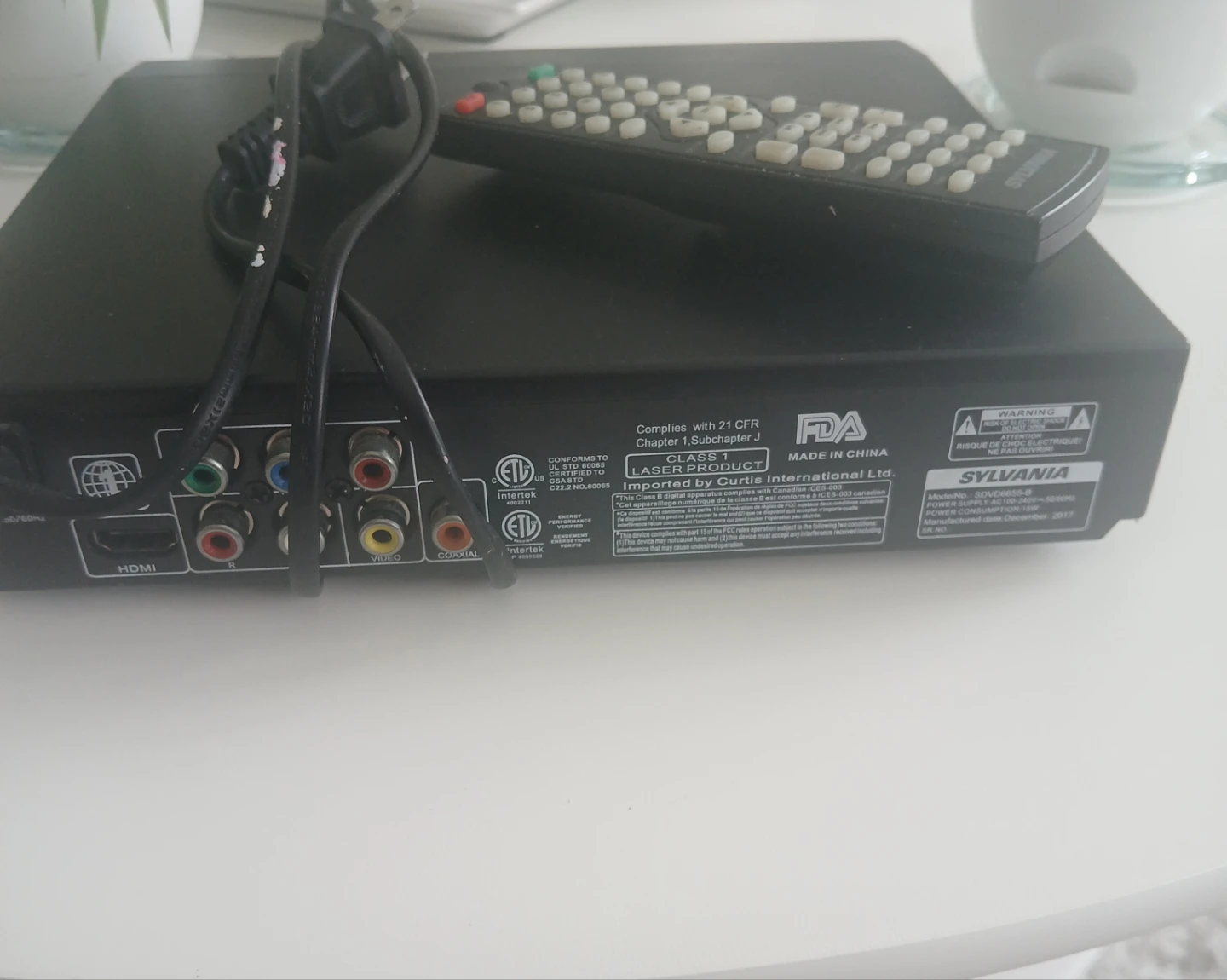Sylvania DVD Player with Remote - photo 2