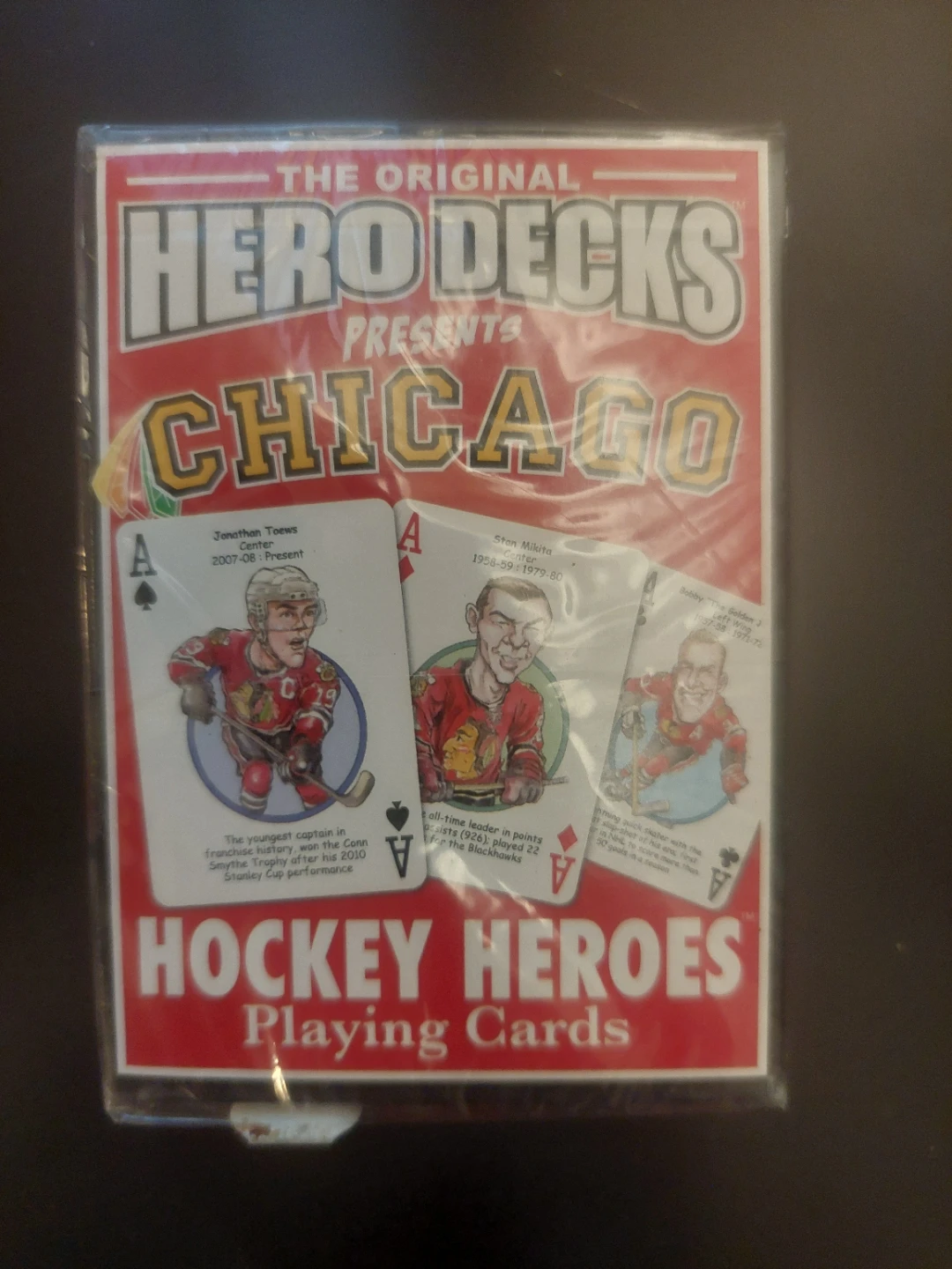 The Original Hero Decks Chicago Hockey Heroes Playing Cards - photo 2