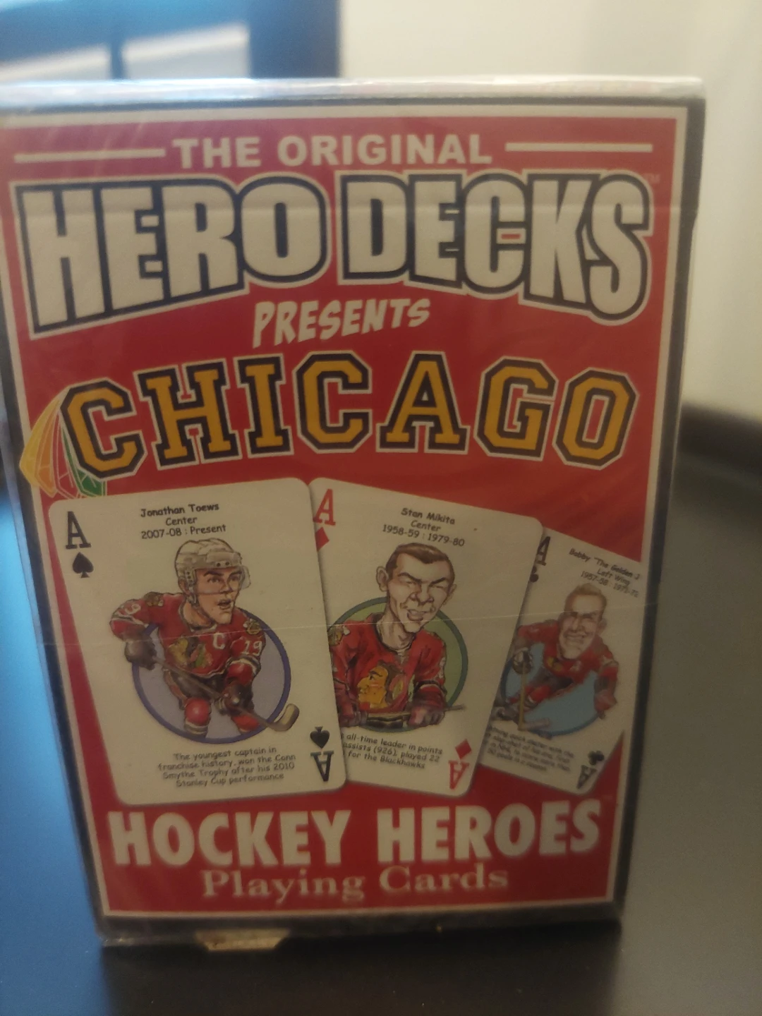 The Original Hero Decks Chicago Hockey Heroes Playing Cards - photo 4