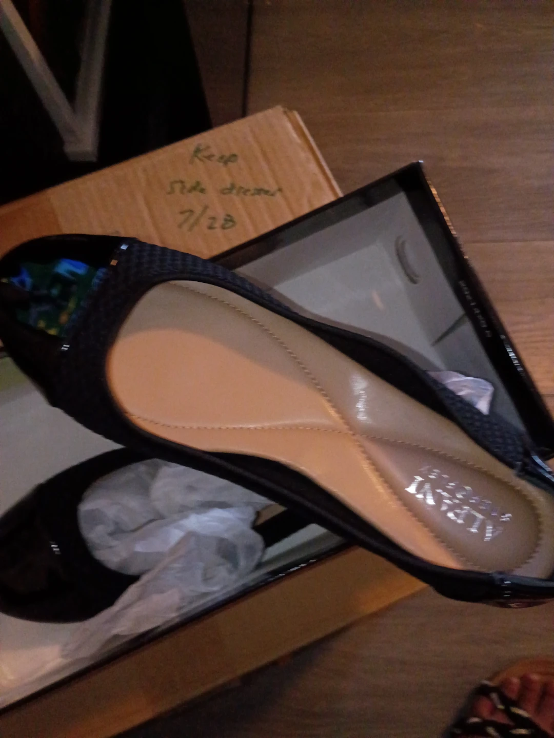 Alfani Women's Black Patent Ballet Flats - photo 2