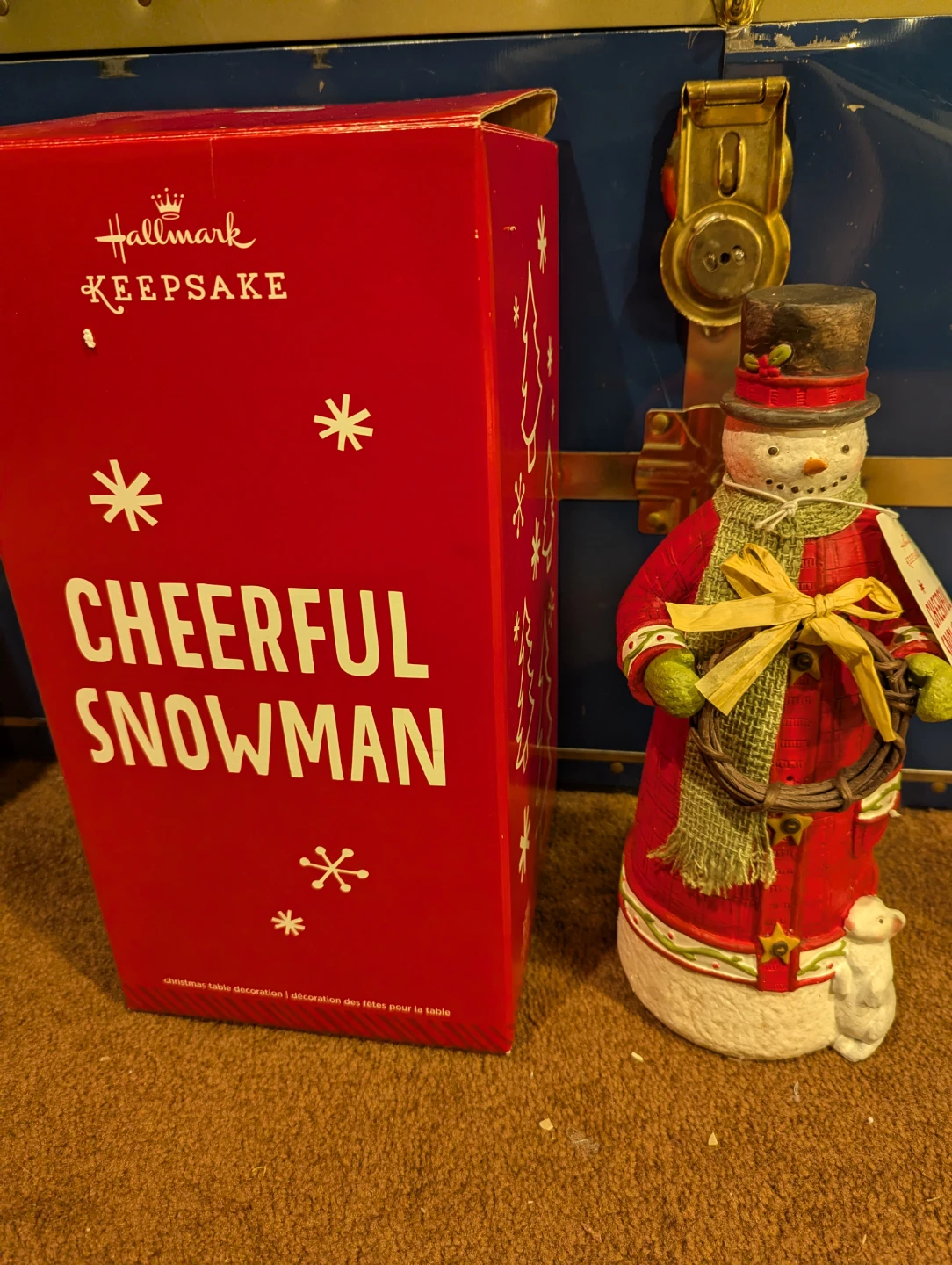 Hallmark Keepsake Cheerful Snowman Tabletop Decoration