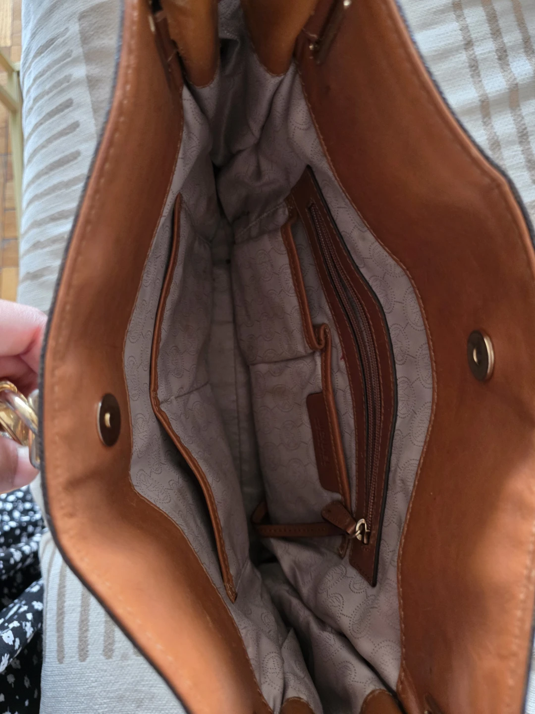 Michael Kors Brown Monogram Tote Bag - photo 5