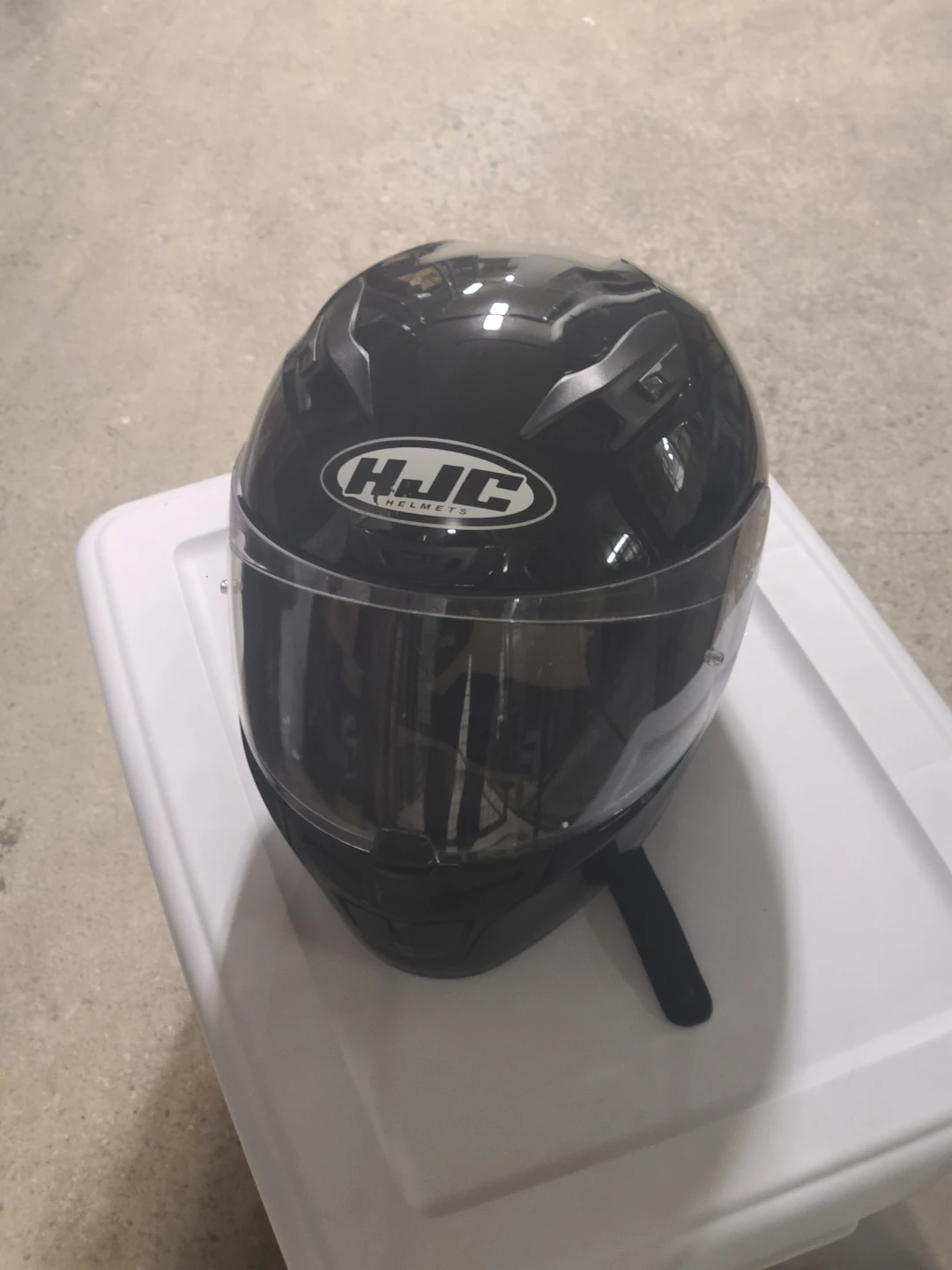 HJC Helmets Mens Medium Motorcycle Helmet - Black