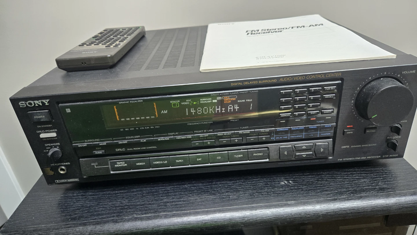 Sony Reciever/Amp with Remote