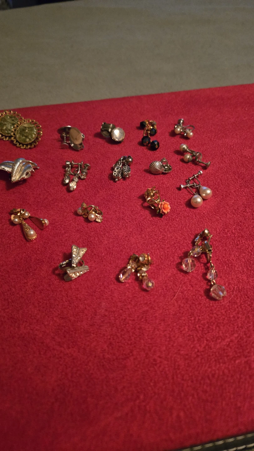 Assorted Vintage Clip-On Earrings Lot