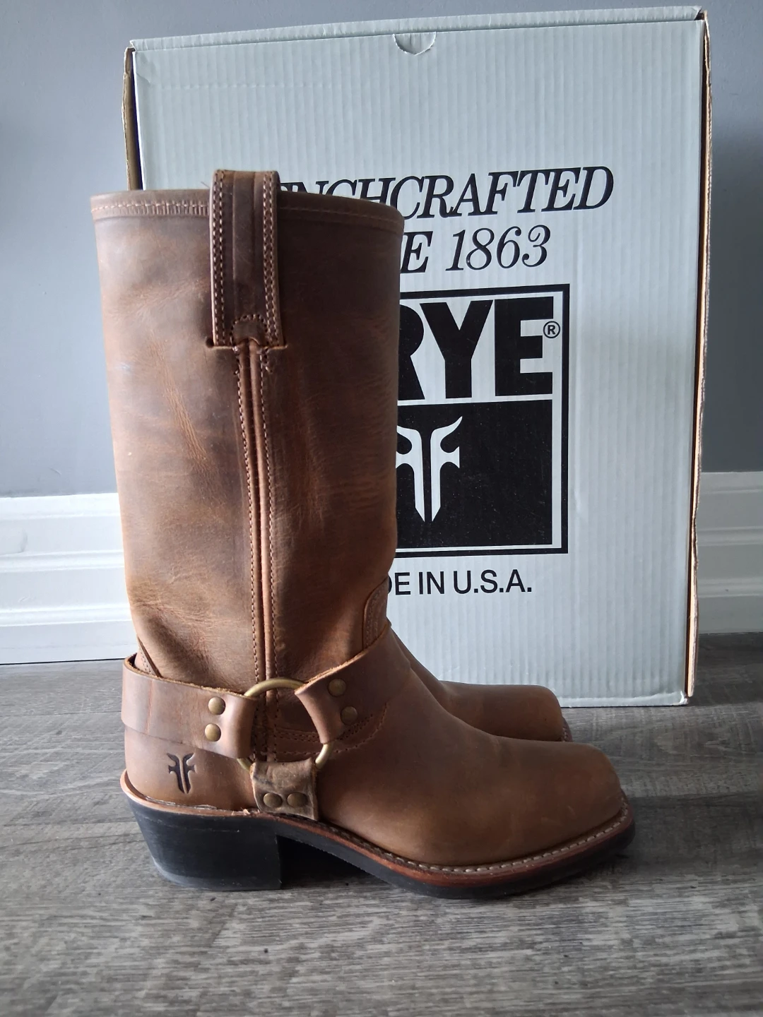 Like-New Frye Harness Boots (12R) – Made in USA – Must See! - photo 5