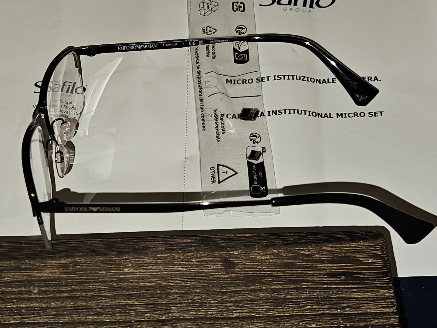 EMPORIO ARMANI GLASSES FRAME - photo 3