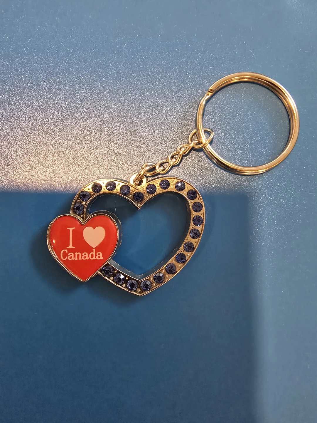 I Love Canada Heart Keychain - photo 2