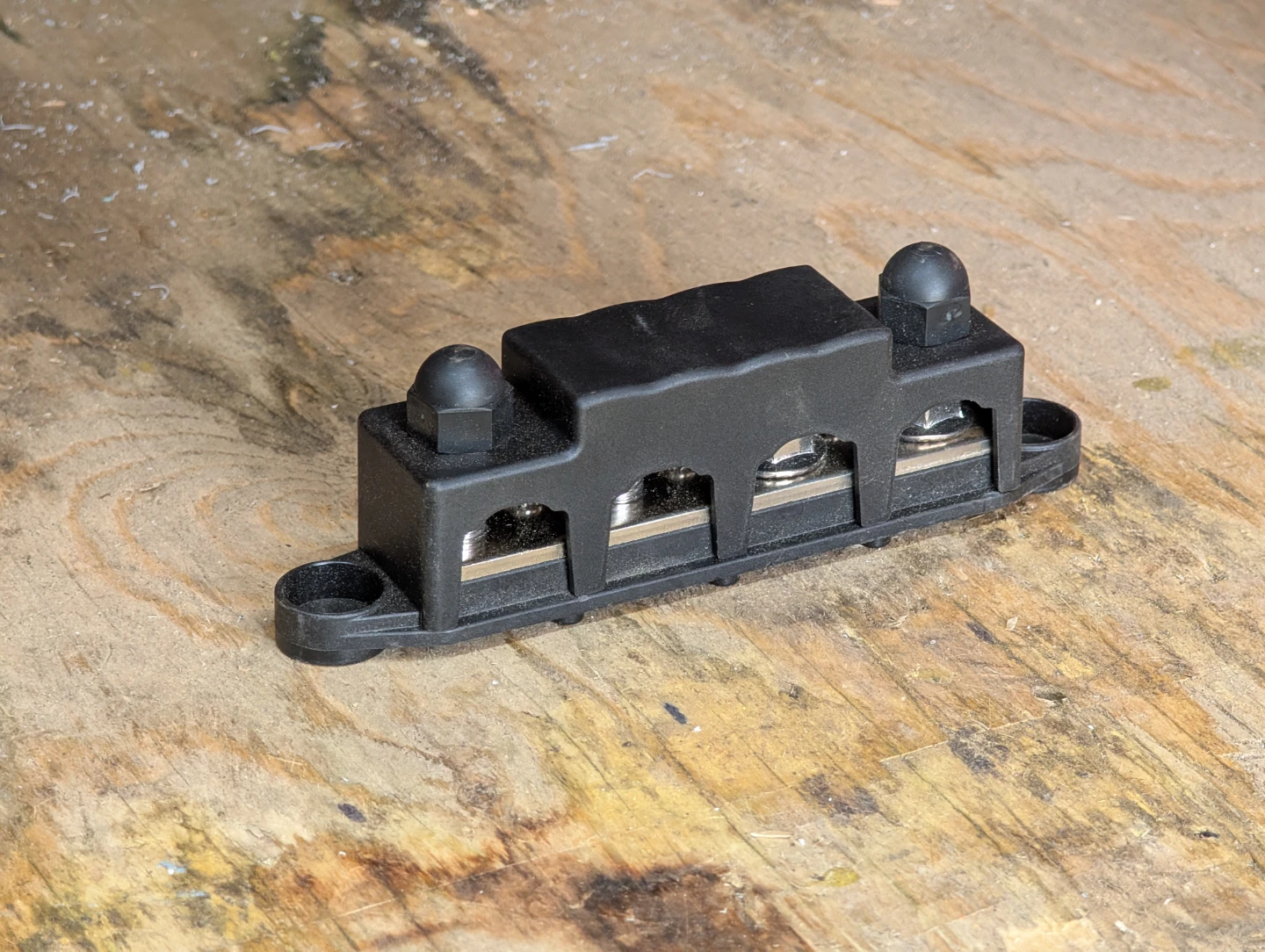 Black Electrical Terminal Block