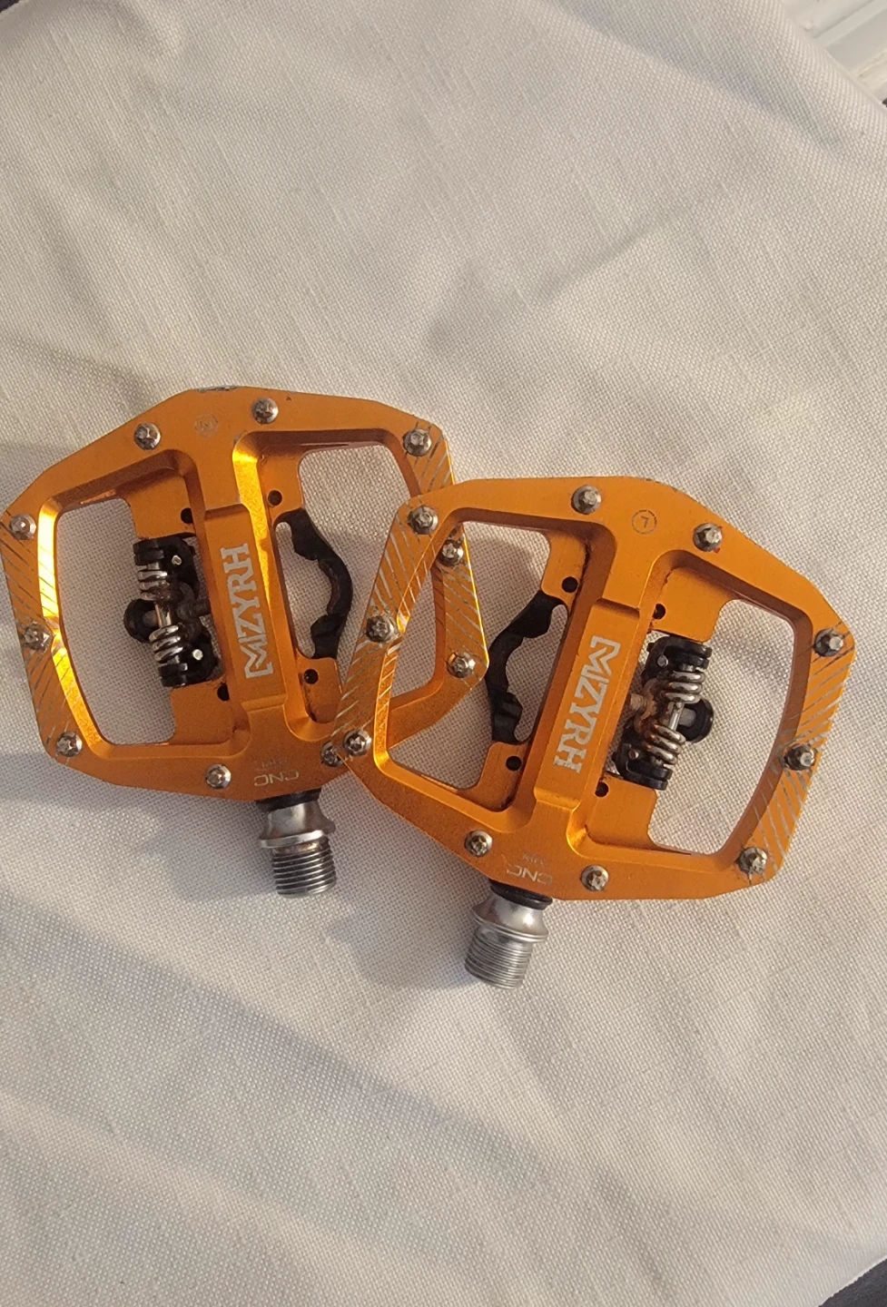 Orange MZYRH CNC Aluminum Bike Pedals - photo 4