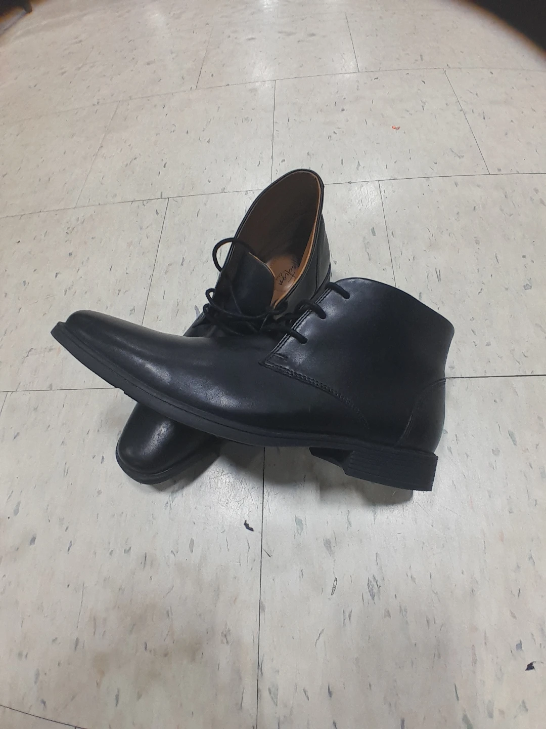 Black Leather Chukka Boots  Original Clark's Men's Size 10.5 - photo 4