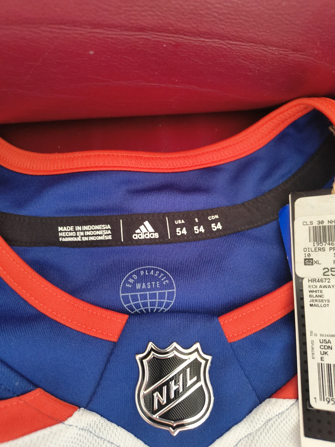 Adidas Edmonton Oilers NHL Hockey Jersey - McDavid #97 - photo 5