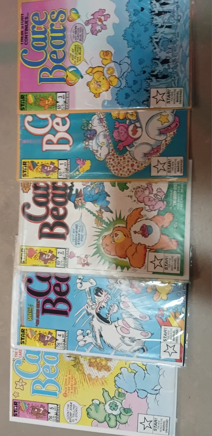 Care Bears Comic Books - Issues #3, #1, #2, #4, #5