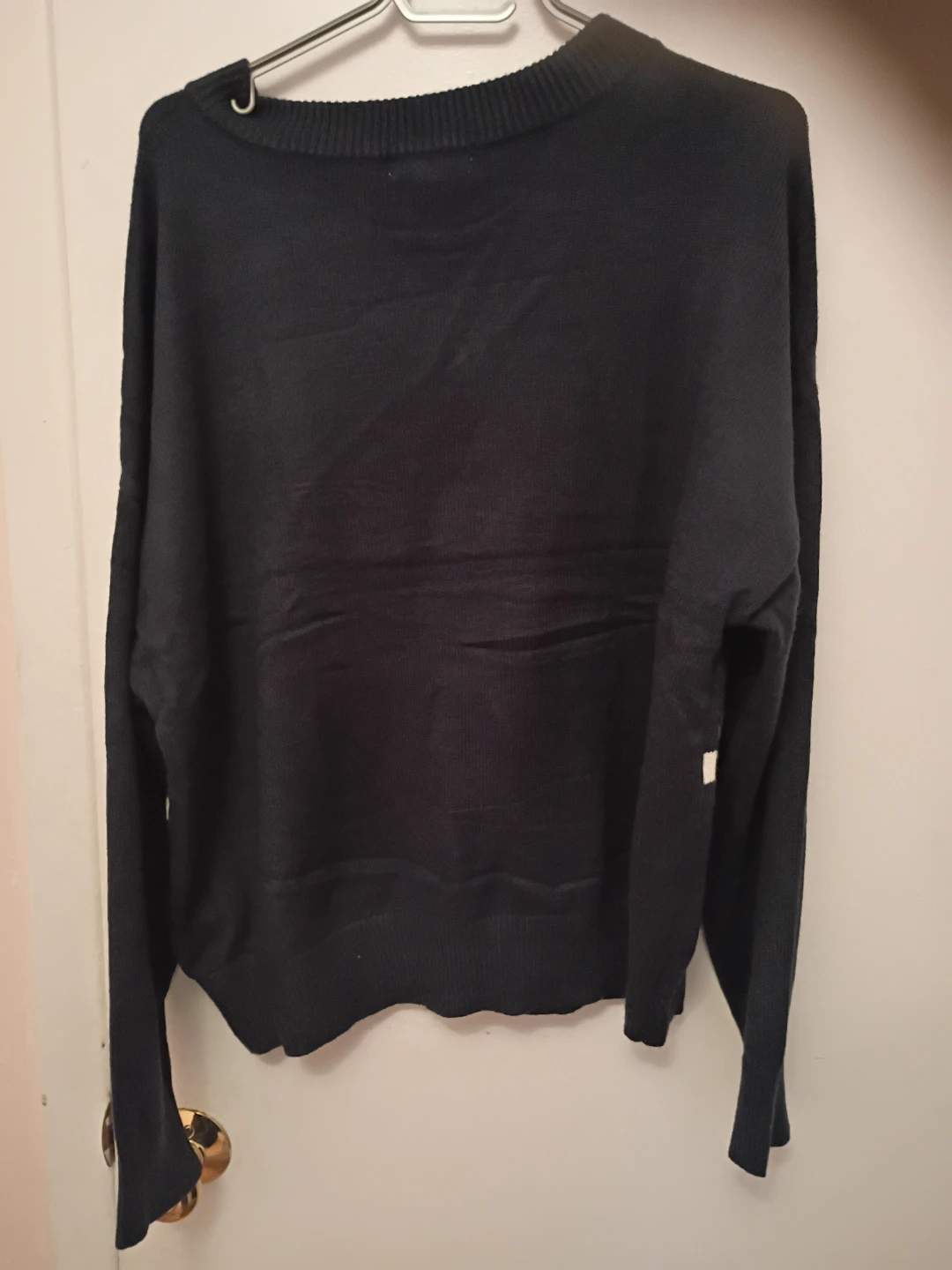 Dark Blue "GO SPORTS" V-Neck Sweater - photo 2