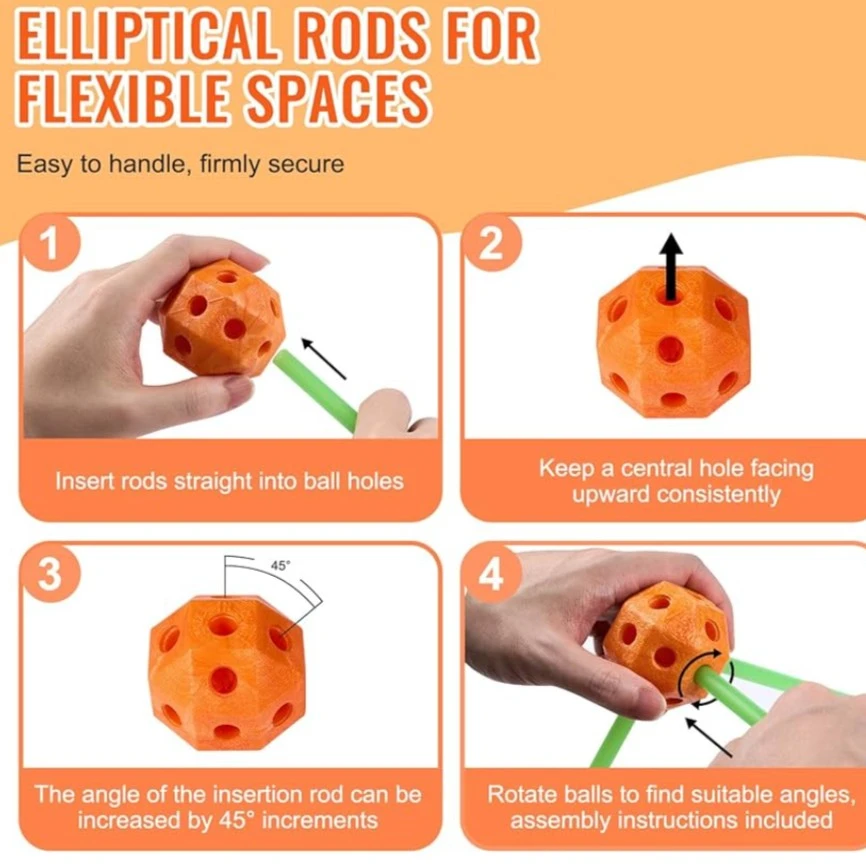 Kids Fort Building Kit - Rods and Connectors - photo 2