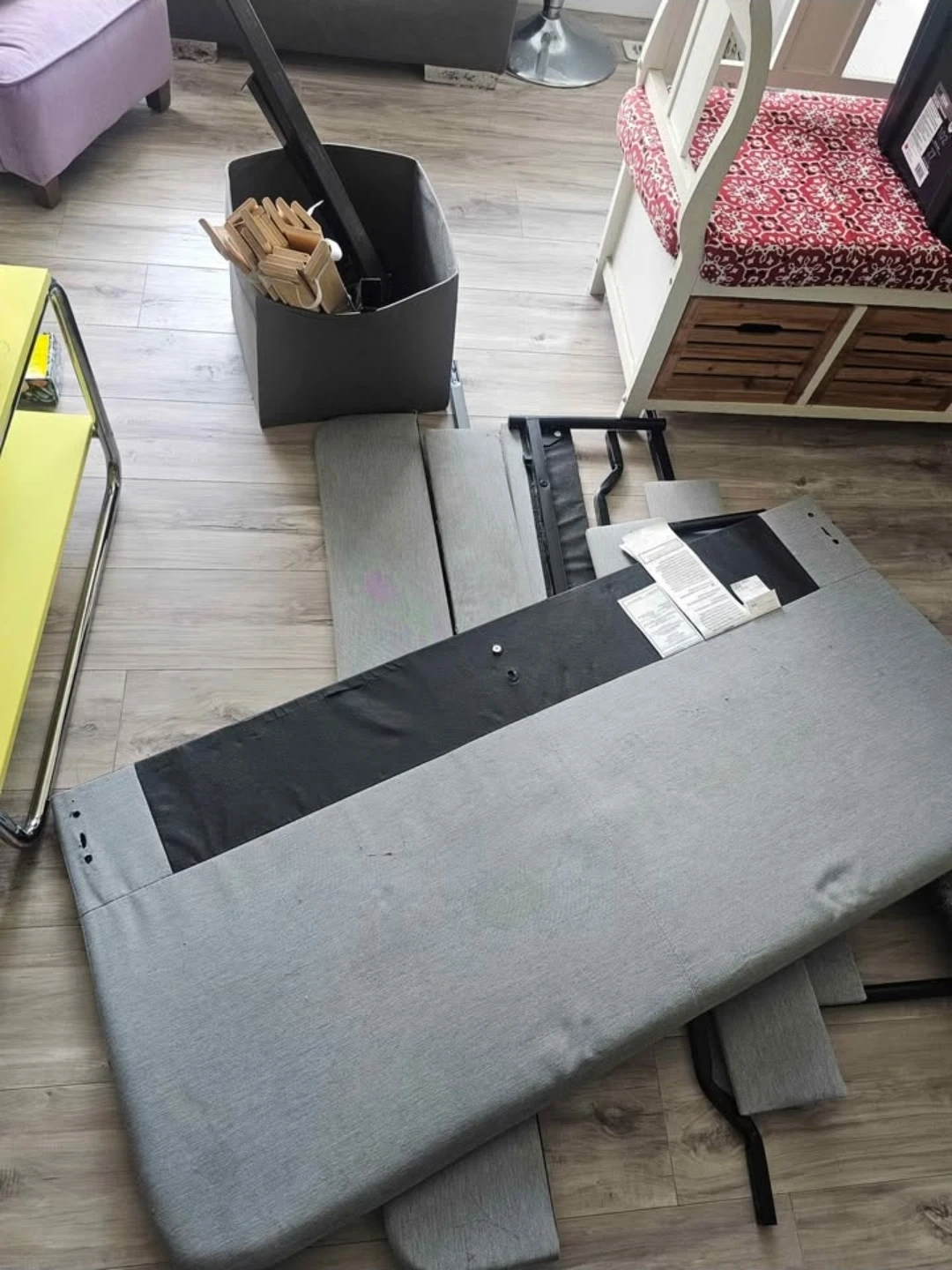 IKEA SLATTUM Upholstered Bed Frame