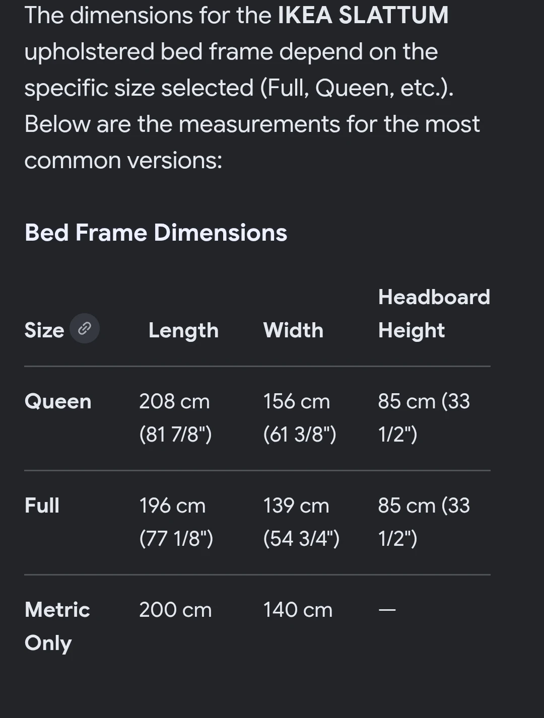 IKEA SLATTUM Upholstered Bed Frame - photo 3