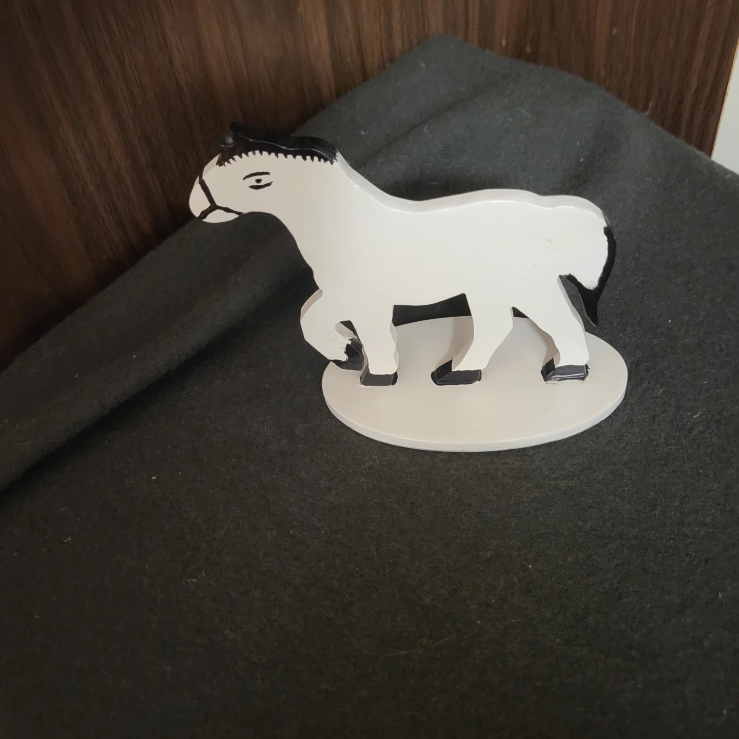 Wooden Horse Figurine