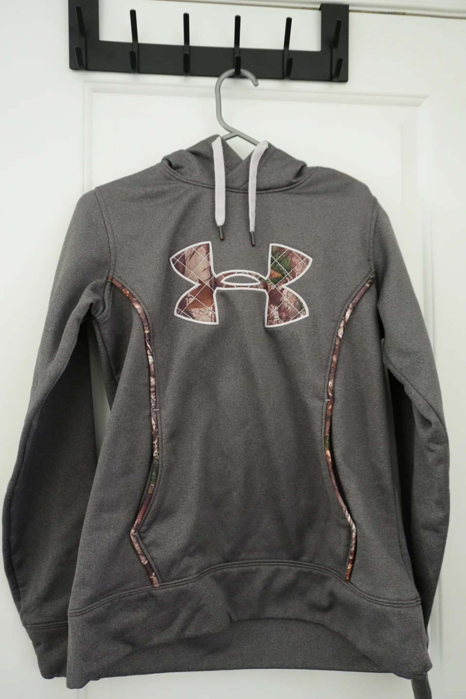 Under Armour Hoodie Camo Logo Grey SM/P