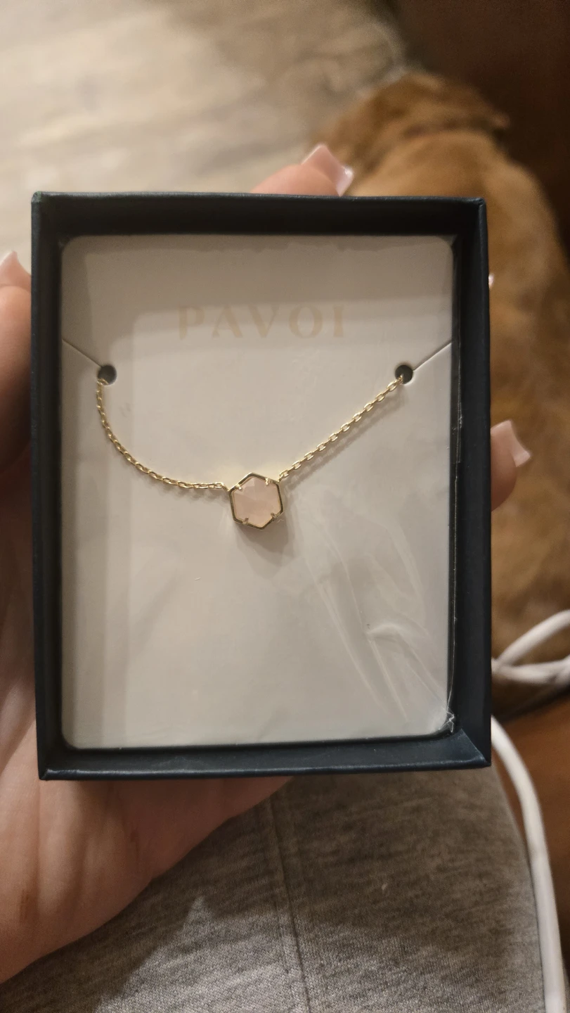PAVOI 14K Yellow Gold Plated Gemstone Pendant Necklace - photo 3