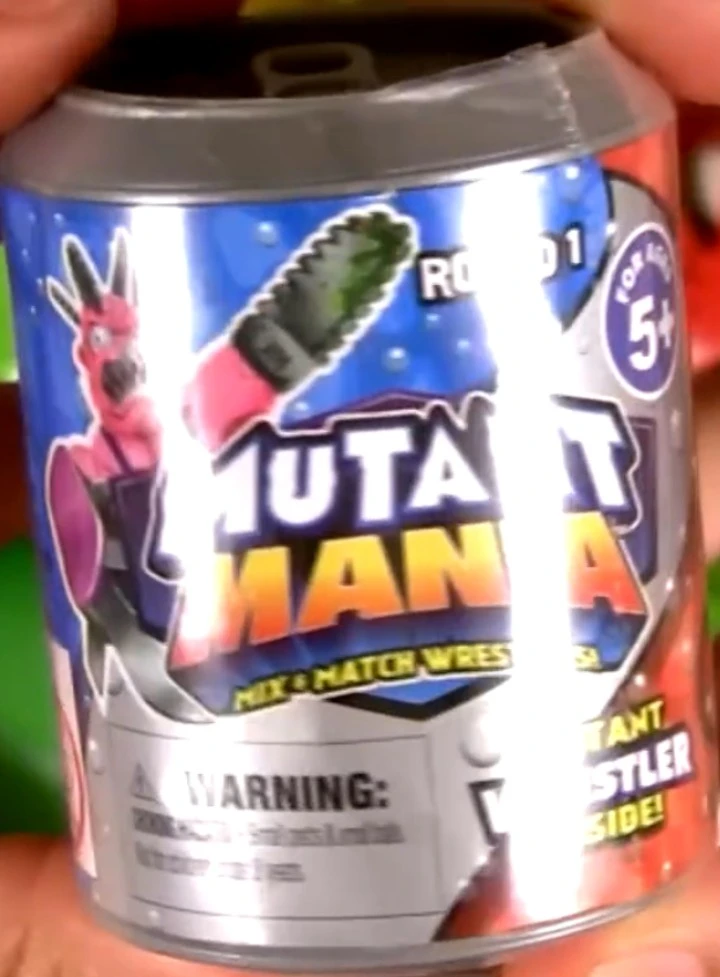 Mutant Mania Mix & Match Wrestler Can