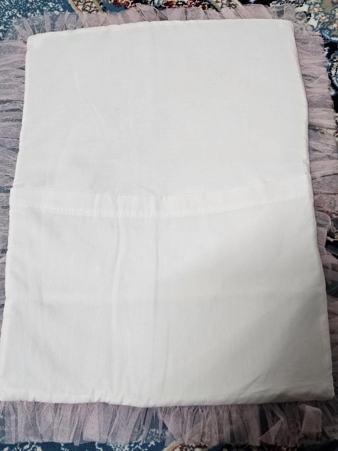 Baby Receiving Blanket with Crown Detail - photo 5