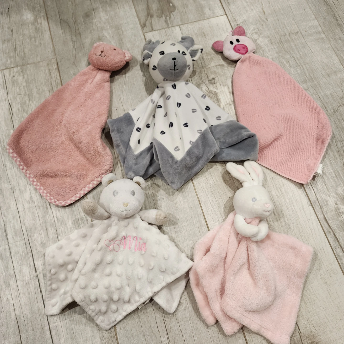 Lot of 5 Baby Security Blankets