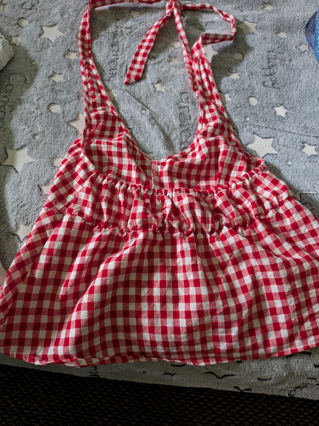 Old Navy Gingham Halter Top - Size Medium - photo 3