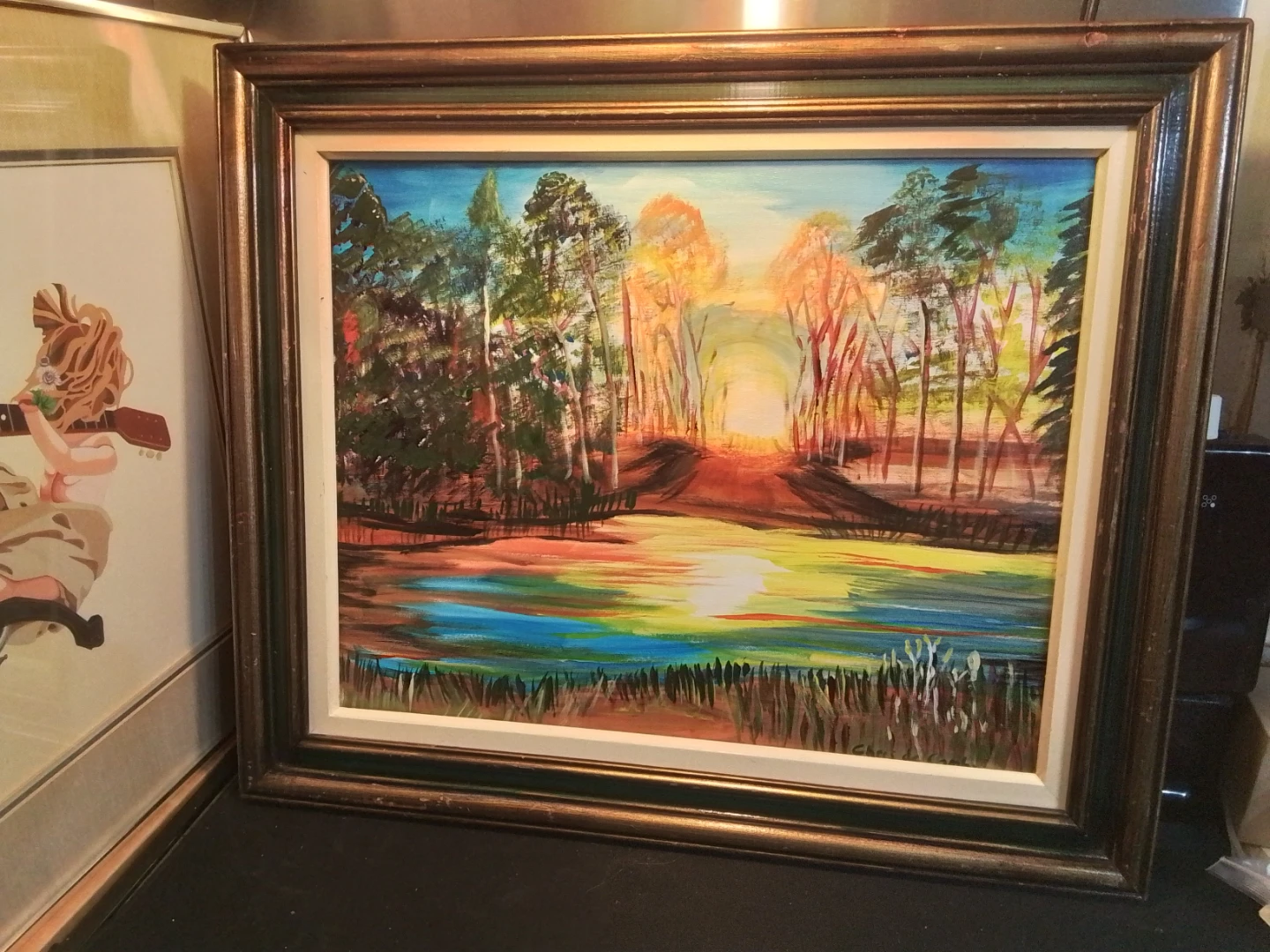 Landscape Painting by Chris De Combe