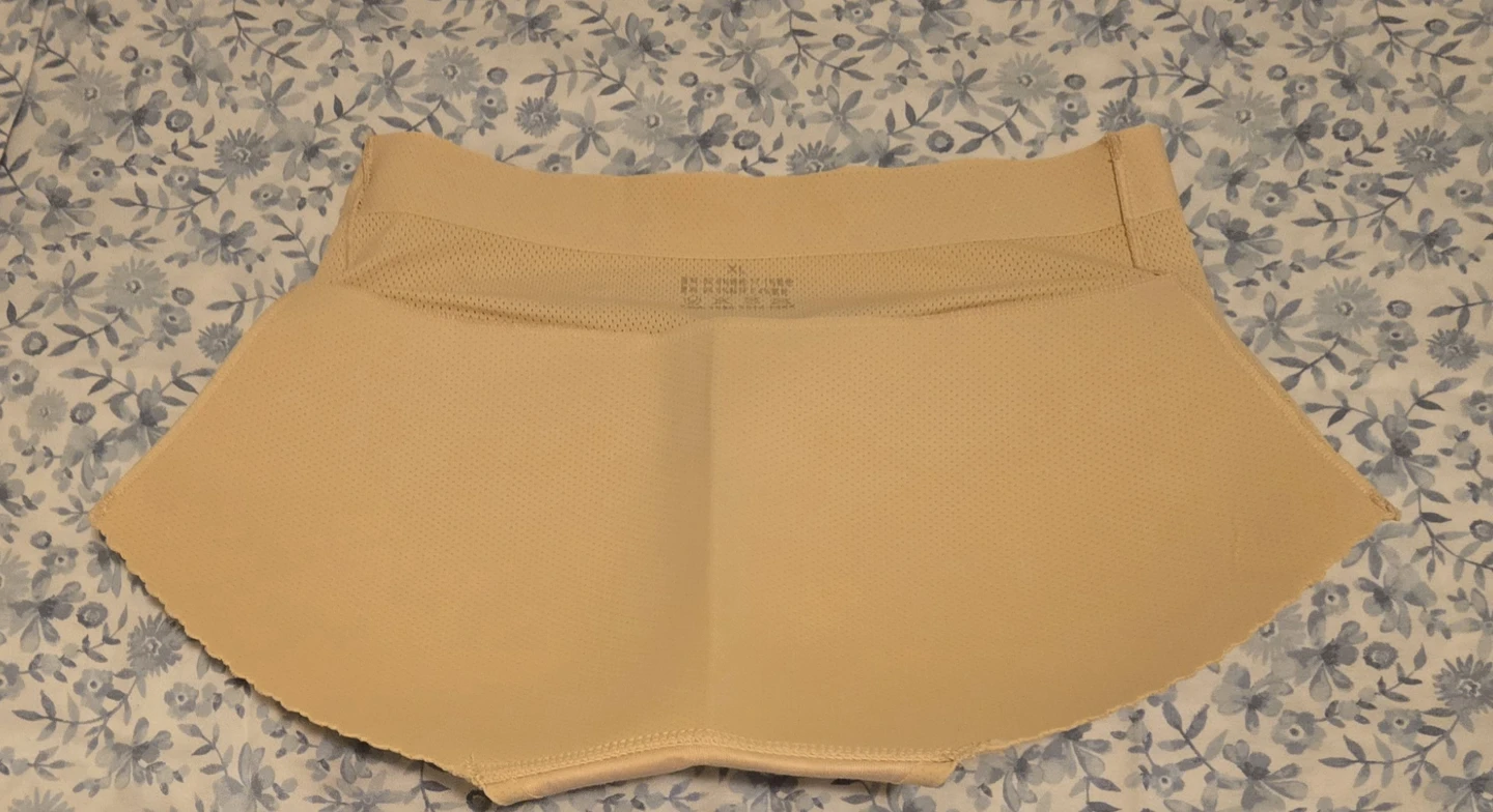 Beige Butt Lifter Padded Underwear