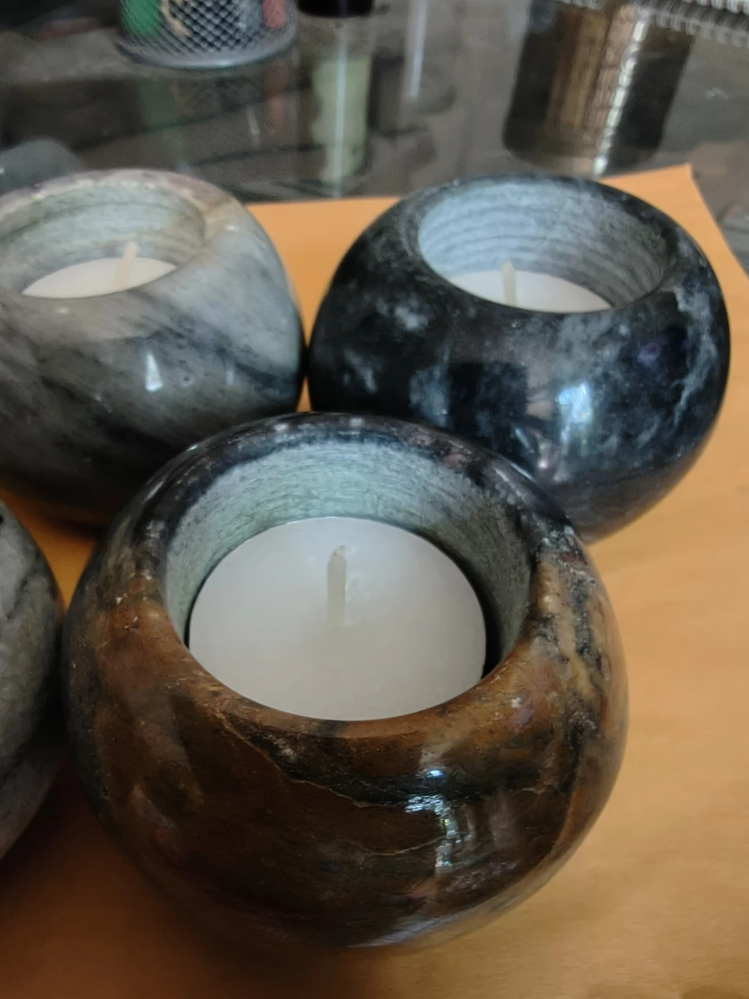 Marble Tealight Holder/Eggs