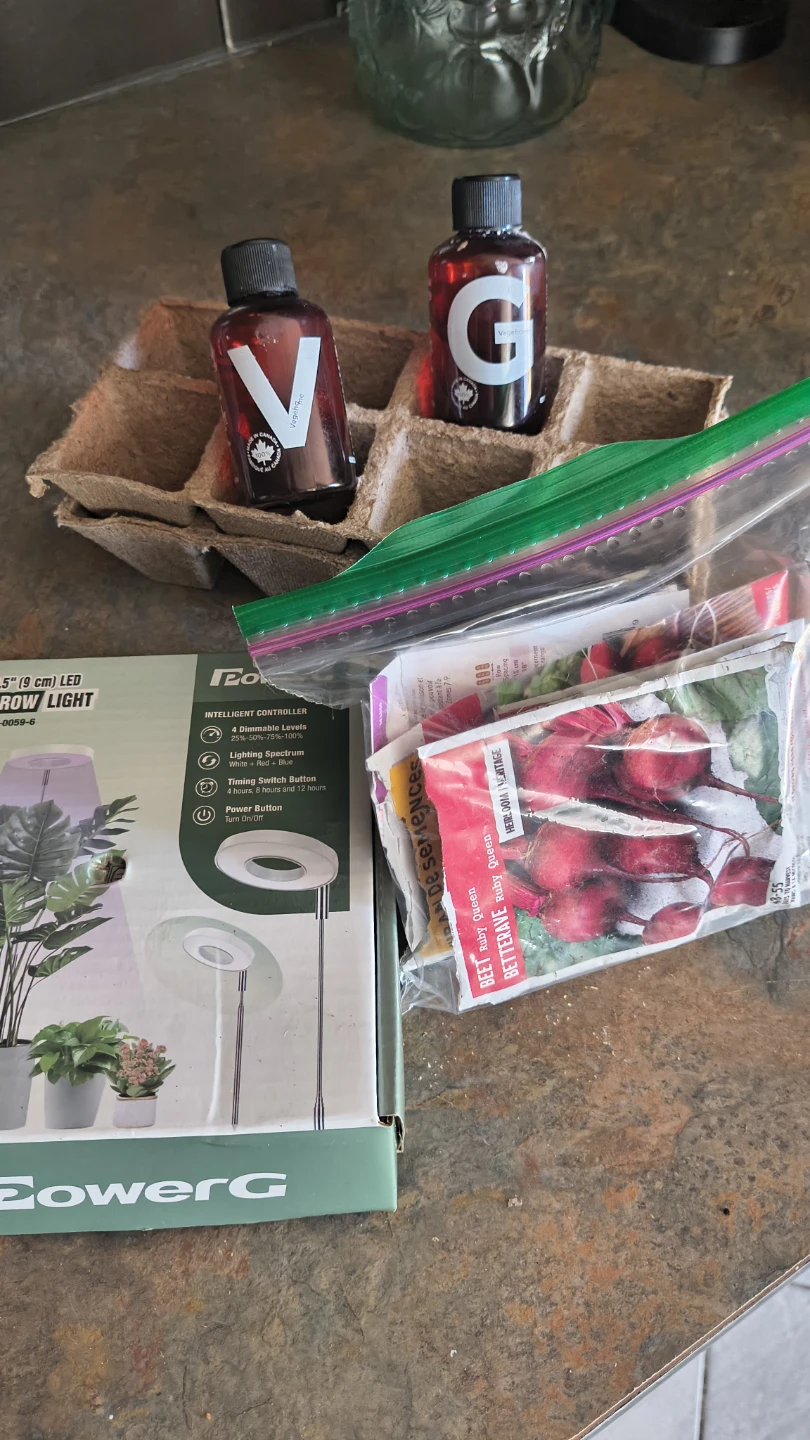 PowerG 3.5" LED Grow Light with Plant Seeds - photo 4