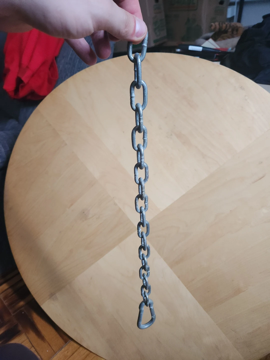Metal Chain with Carabiner
