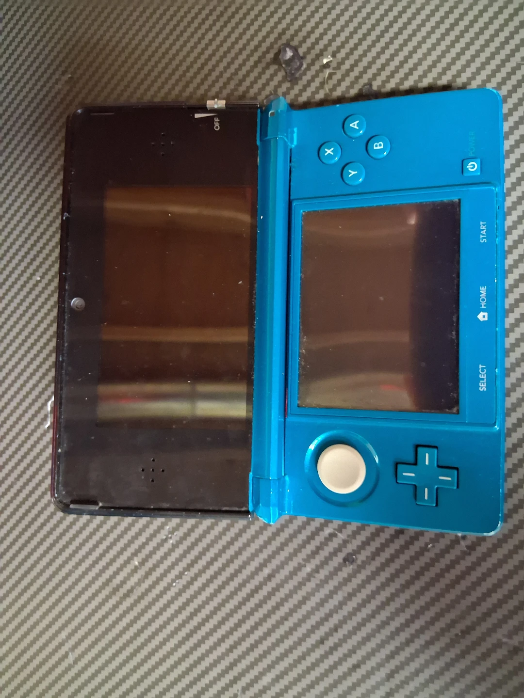 Aqua blue Nintendo 3DS