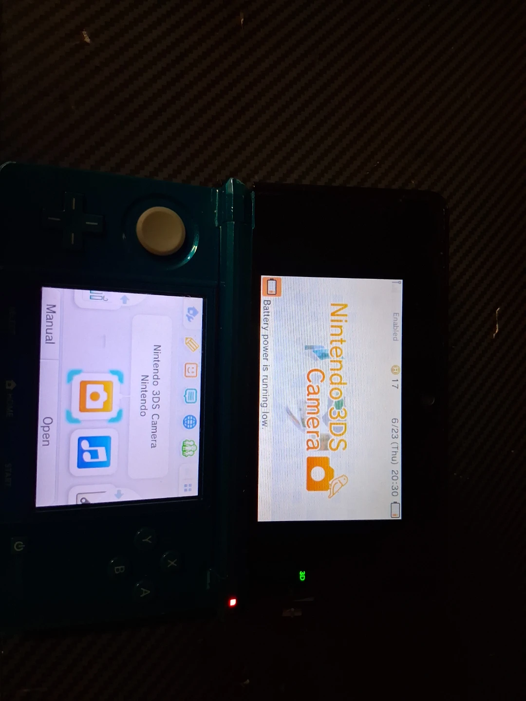 Aqua blue Nintendo 3DS - photo 2