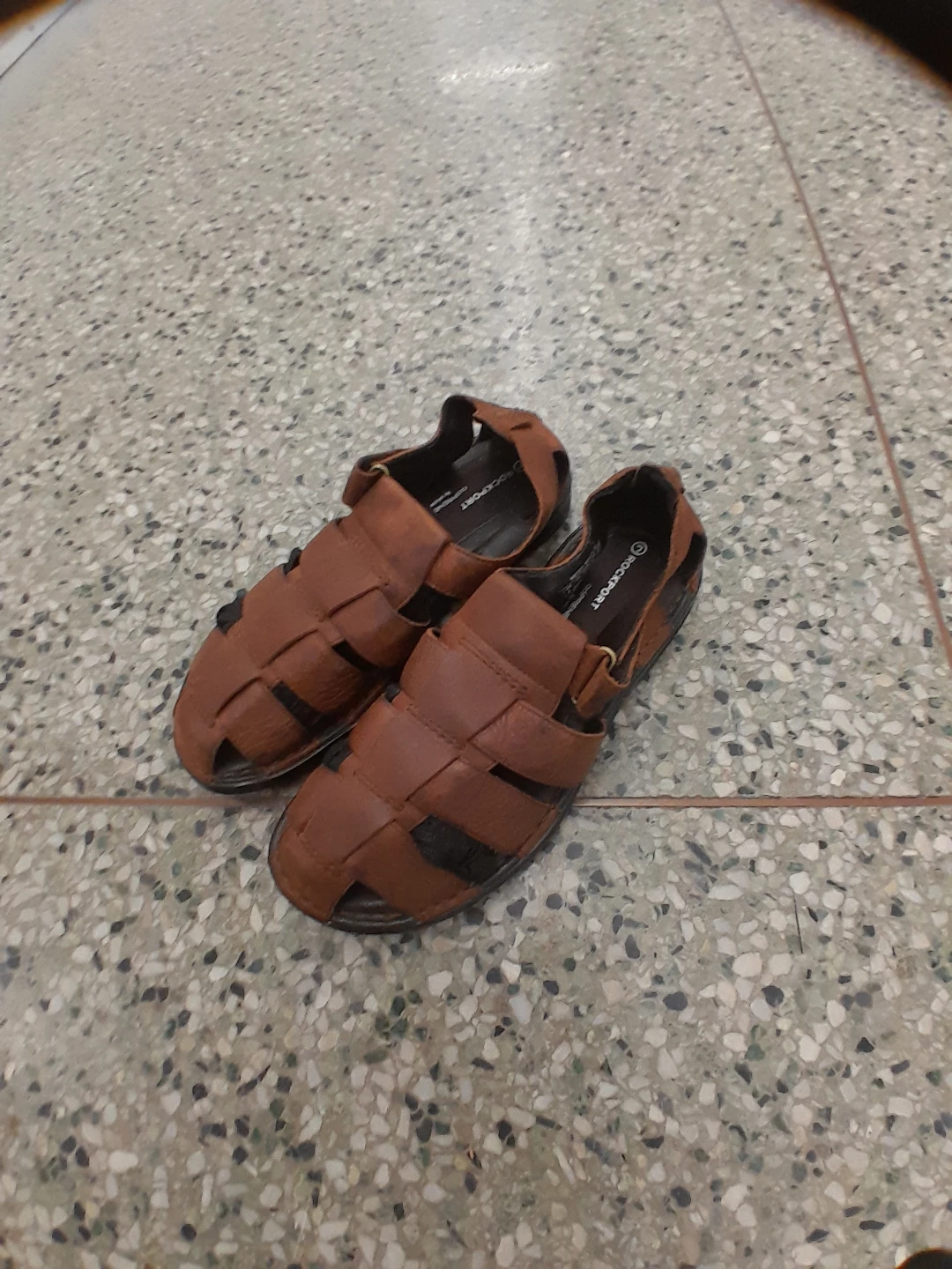 Rockport Men's Leather Fisherman Sandals Men's Size 8