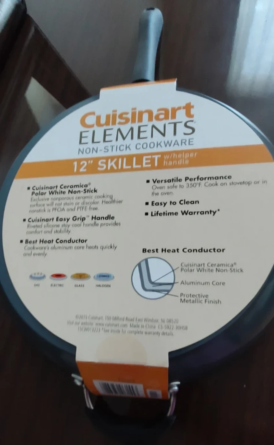 Cuisinart Elements 12" Non-Stick Skillet with Helper Handle - photo 4