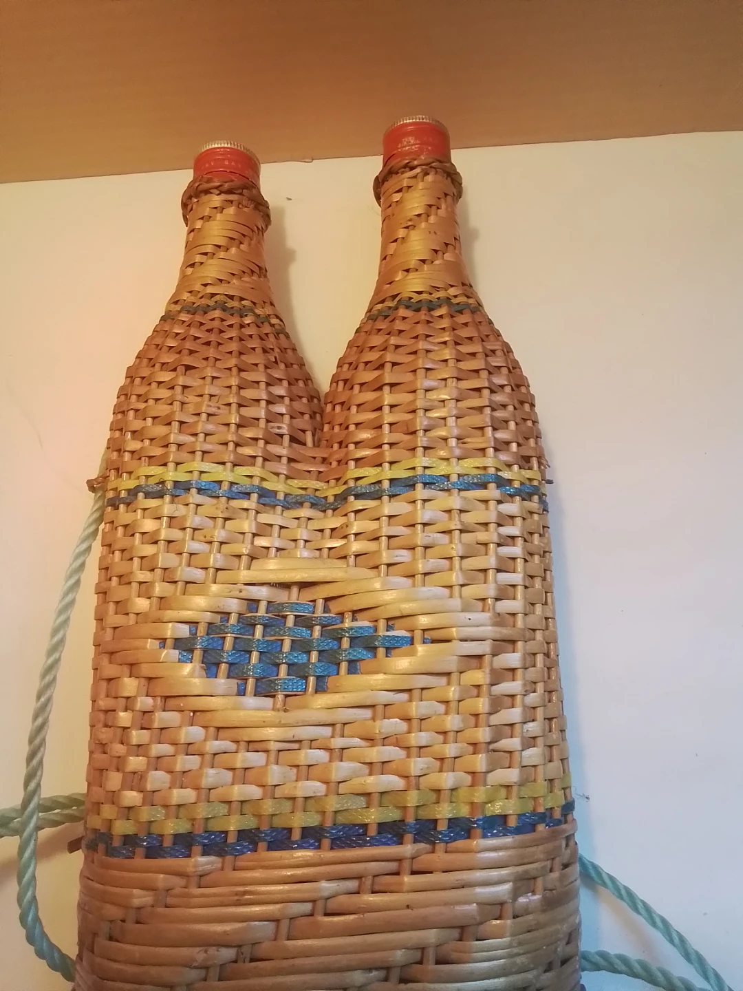 Rare 1960s Demijohn Double Bottle Decanter - photo 3