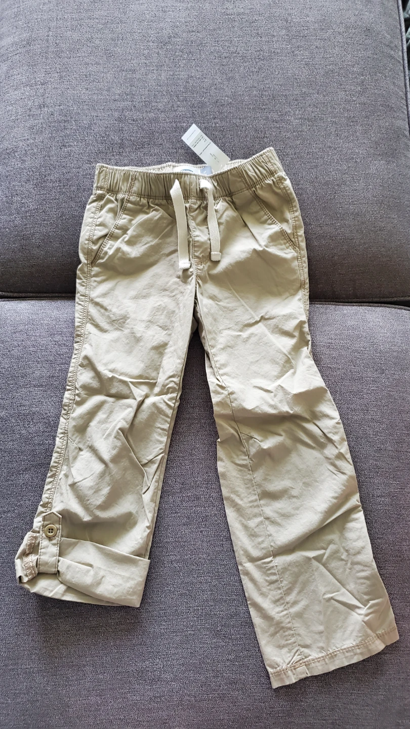 BoysPants & Coral Button-Up Shirt Set