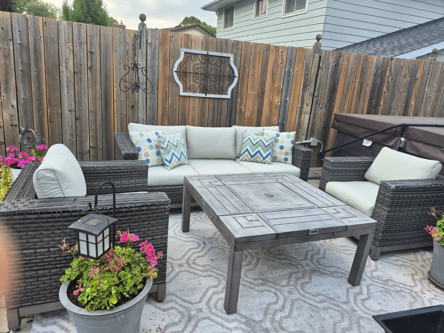 Hampton Bay Outdoor Sectional Sofa Set