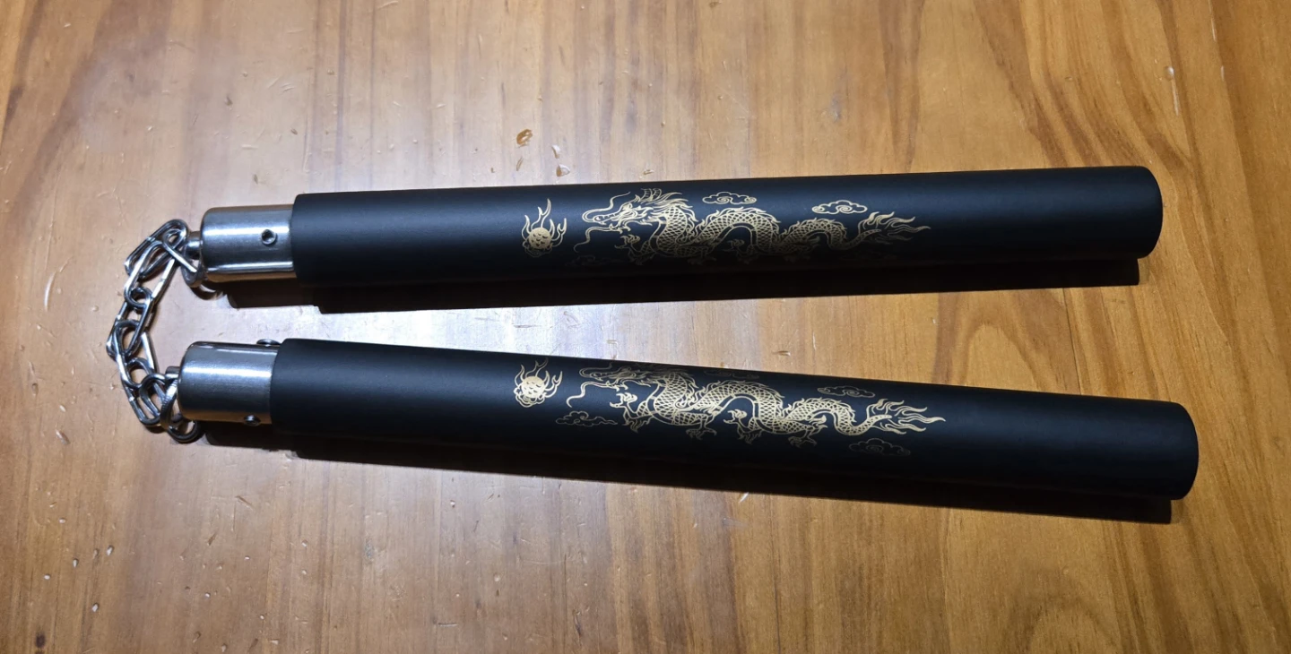Black Dragon Kifs Foam Nunchucks