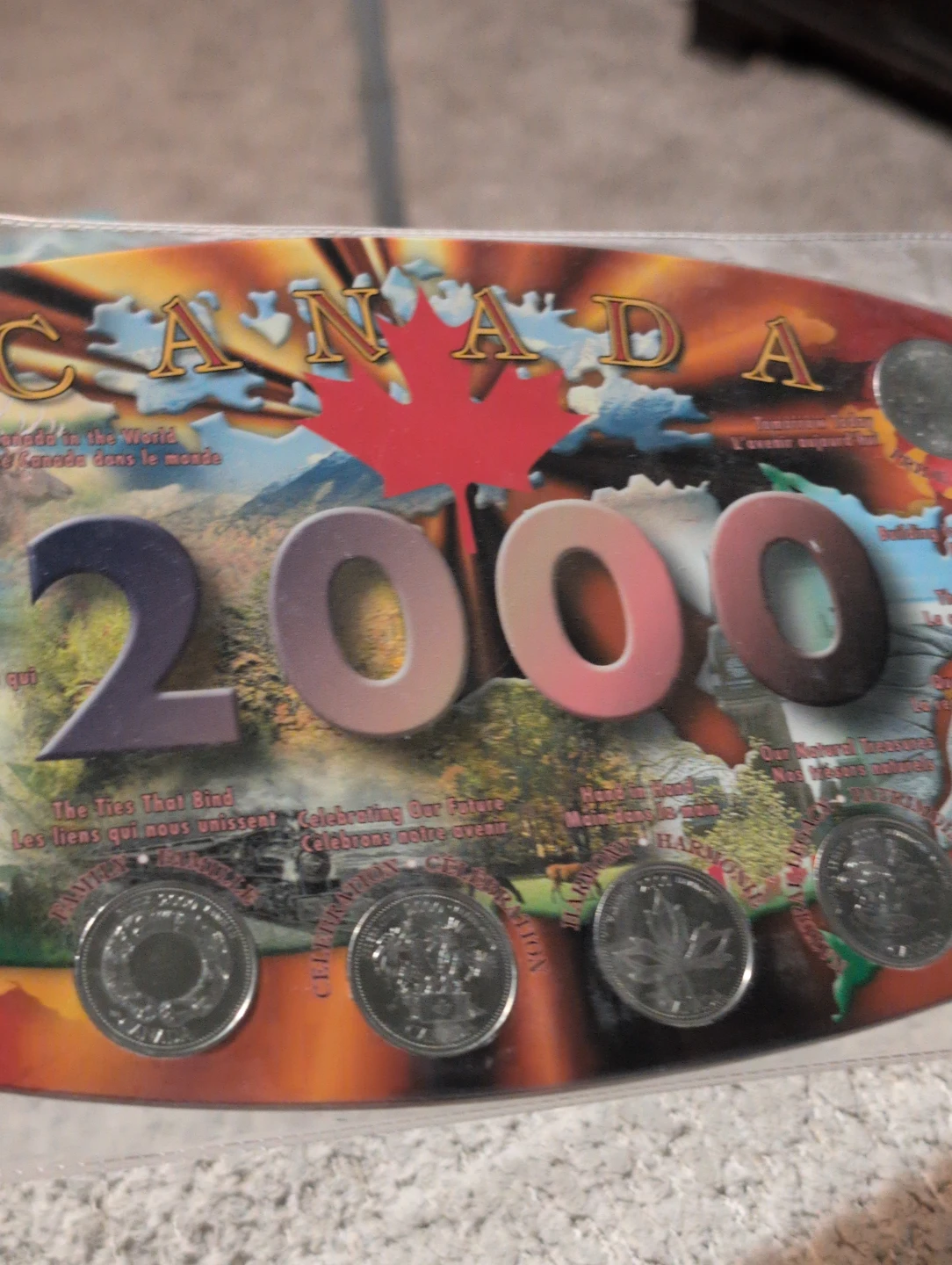 Canada 2000 Coin Set and 1999 quarters - photo 2