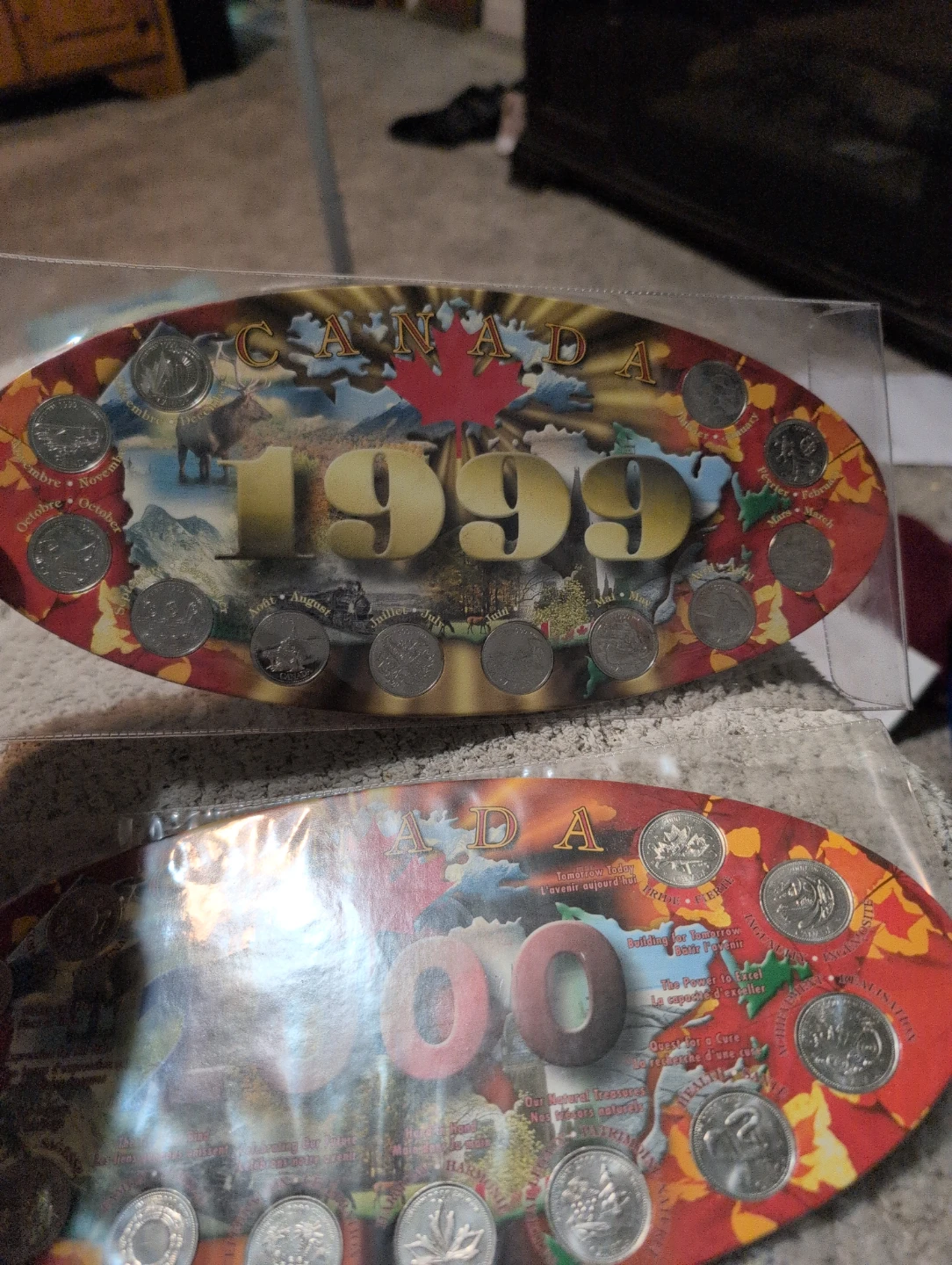 Canada 2000 Coin Set and 1999 quarters - photo 3