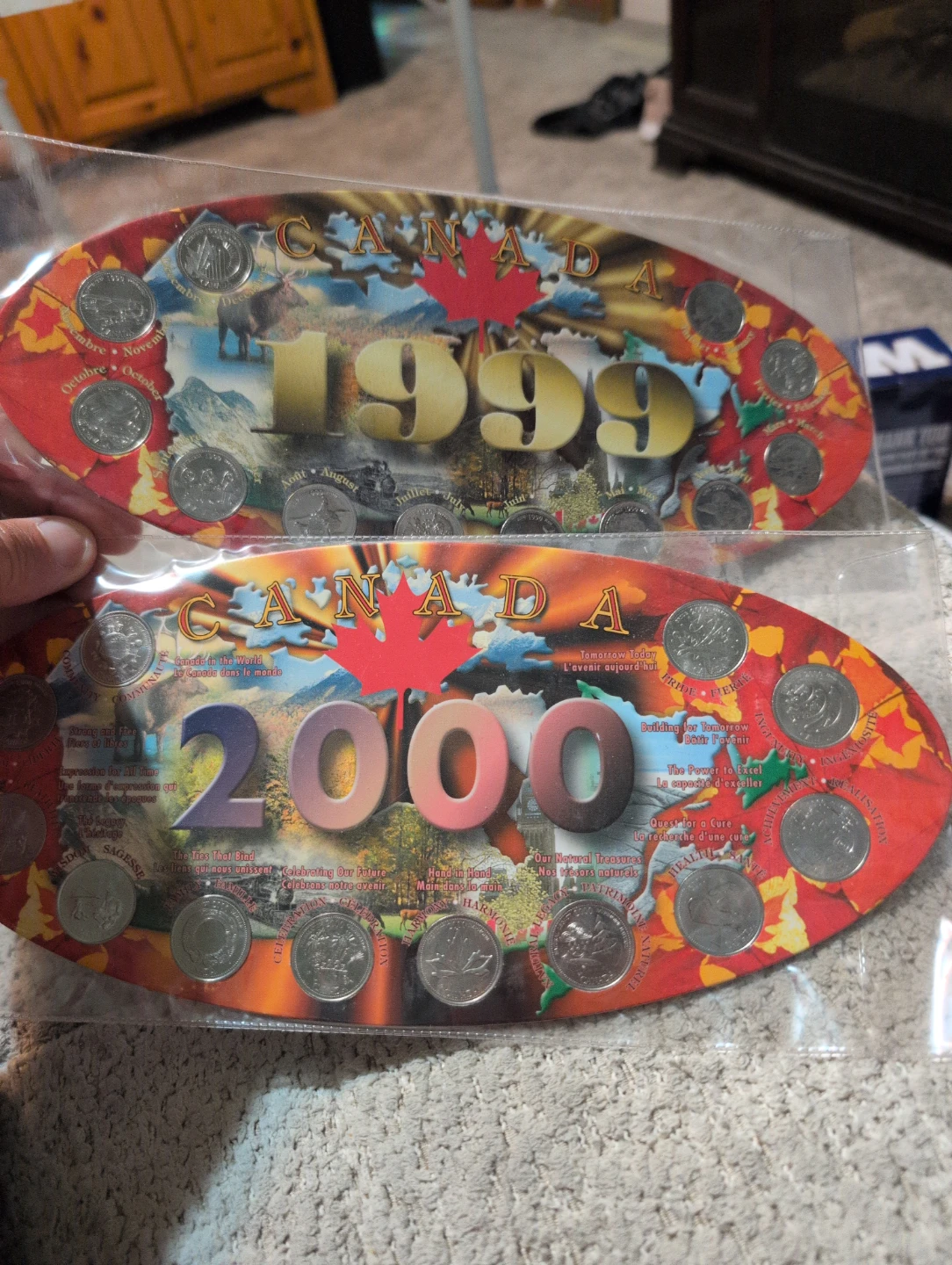 Canada 2000 Coin Set and 1999 quarters - photo 4