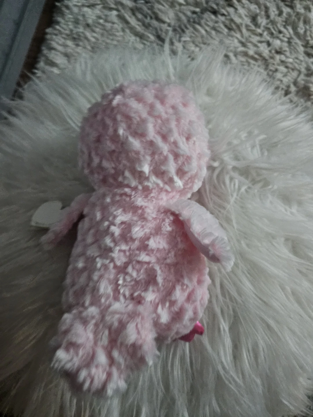 Ty Beanie Boo Pink Owl Plush Toy - photo 3