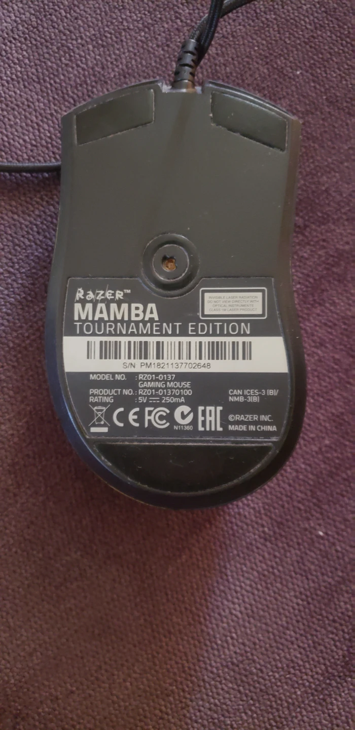 RGB Razer Mamba Tournament Edition Gaming Mouse